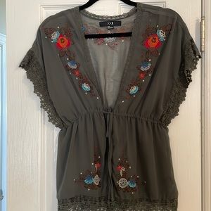NWOT XXI drawstring blouse size small